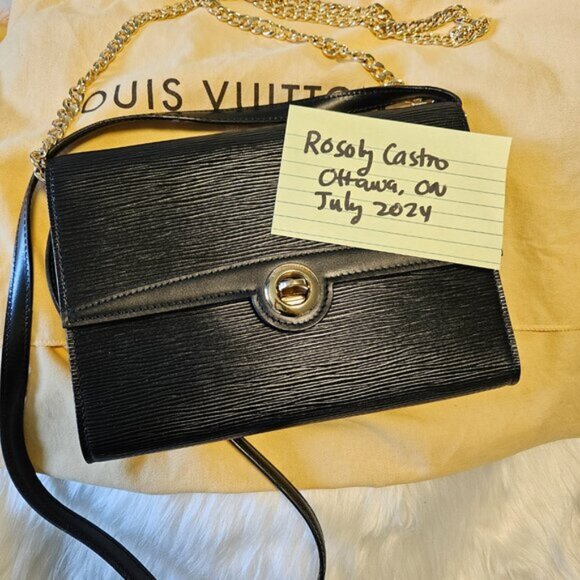 SOLD Louis Vuitton Arsch in black epi leather 2 way authenticated - Picture 4 of 16
